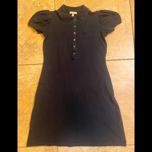 Burberry London Black Polo Dress Size S